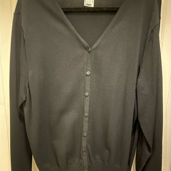 Talbot's Classic Black Button-Up Cardigan - Size 3X - Picture 1 of 4